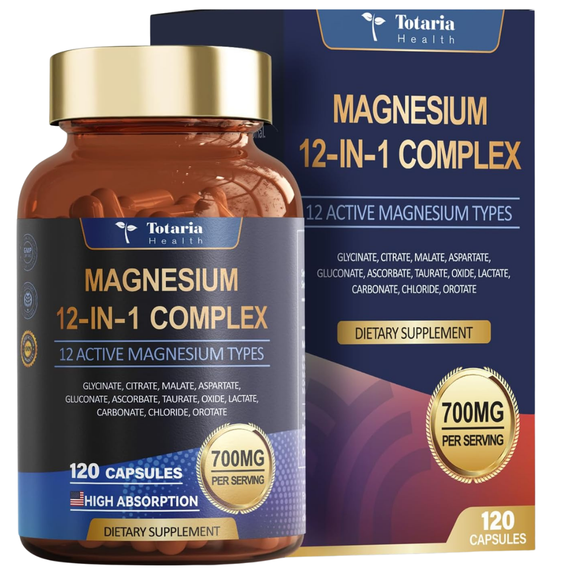 Magnesium 12 in 1 Complex | 120 Cápsulas