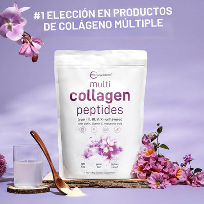 Multi Colágeno Péptidos | 1 Lb